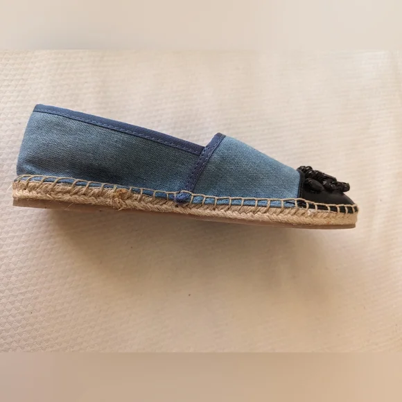 Sam Edelman Women's Circus Embellished Chambray Loretta Espadrille Size 6.5 - Picture 8 of 9
